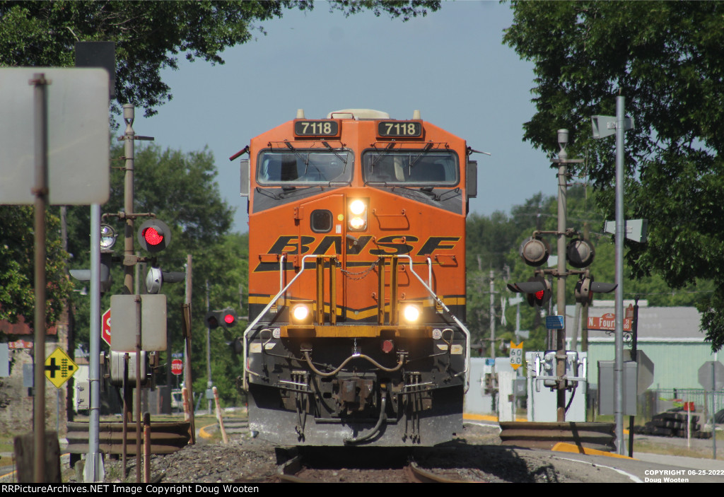 BNSF Loaded Rock Train